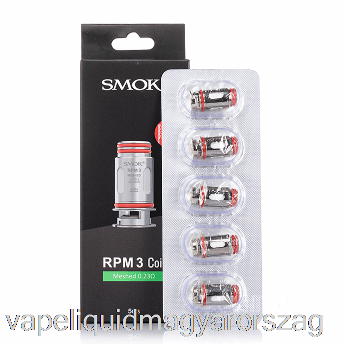 Füst Rpm 3 Cseretekercs 0,23 Ohm Ford./perc 3 Mesh Tekercs Vape Folyadék